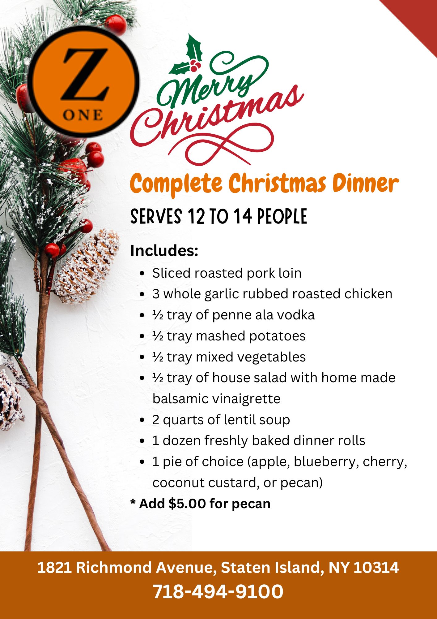 Complete Christmas Diner